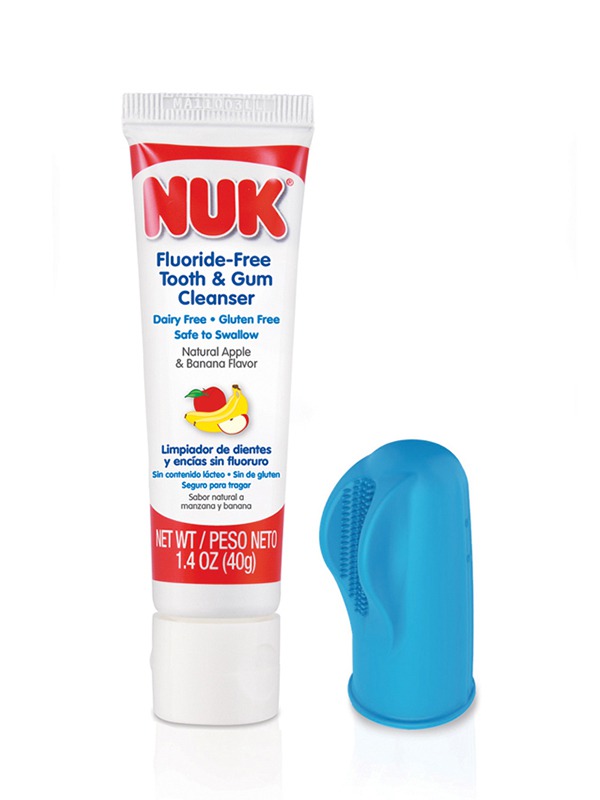 NUK® Grins & Giggles® Infant 3-Sided Fingerbrush Set Product Image 1 of 2