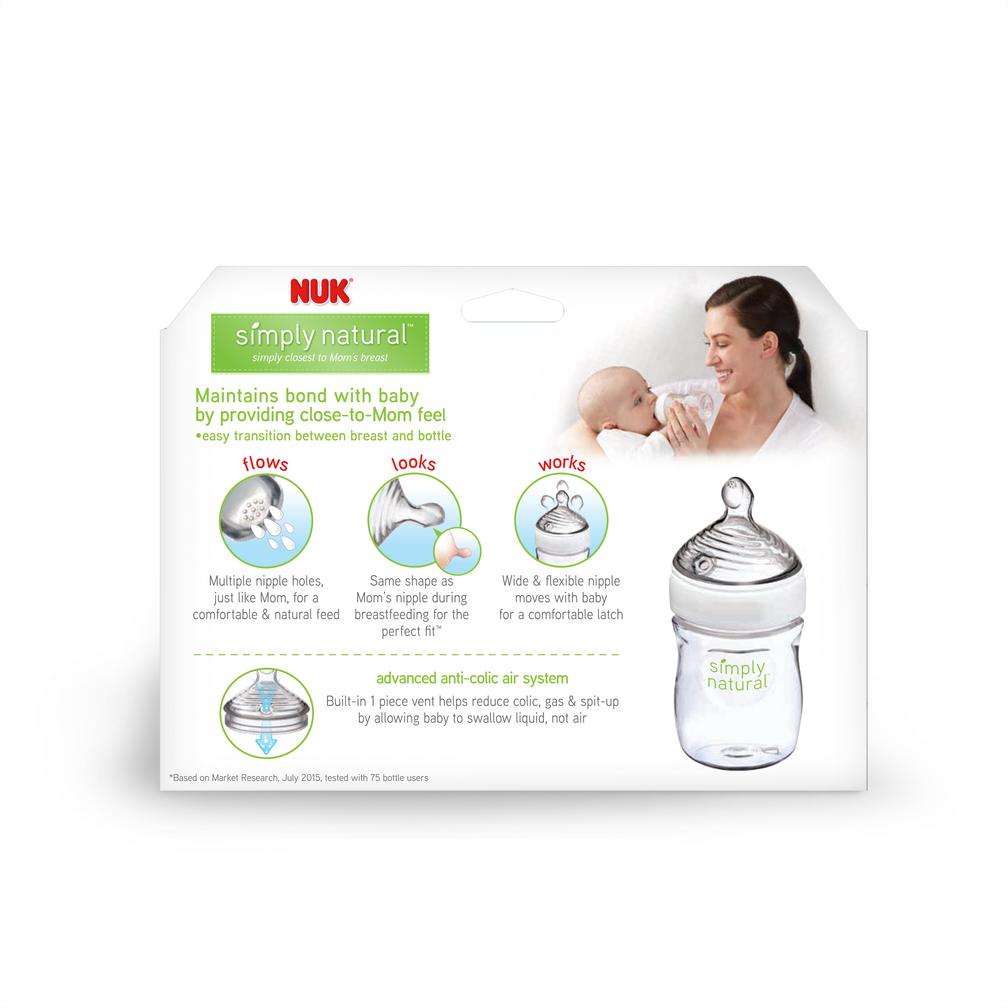 NUK® Simply Natural™  Bottle 5oz Product Image 5 of 12