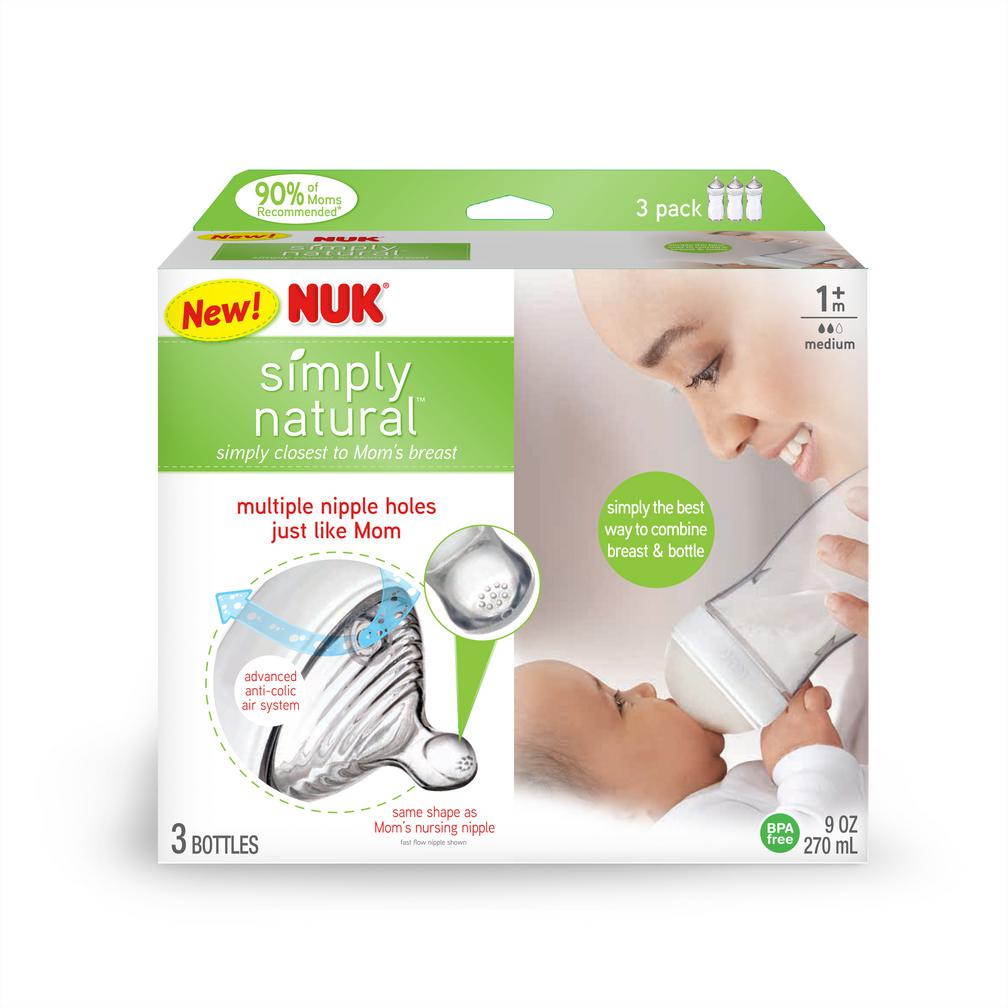 NUK® Simply Natural™  Bottle 9oz Product Image 5 of 12