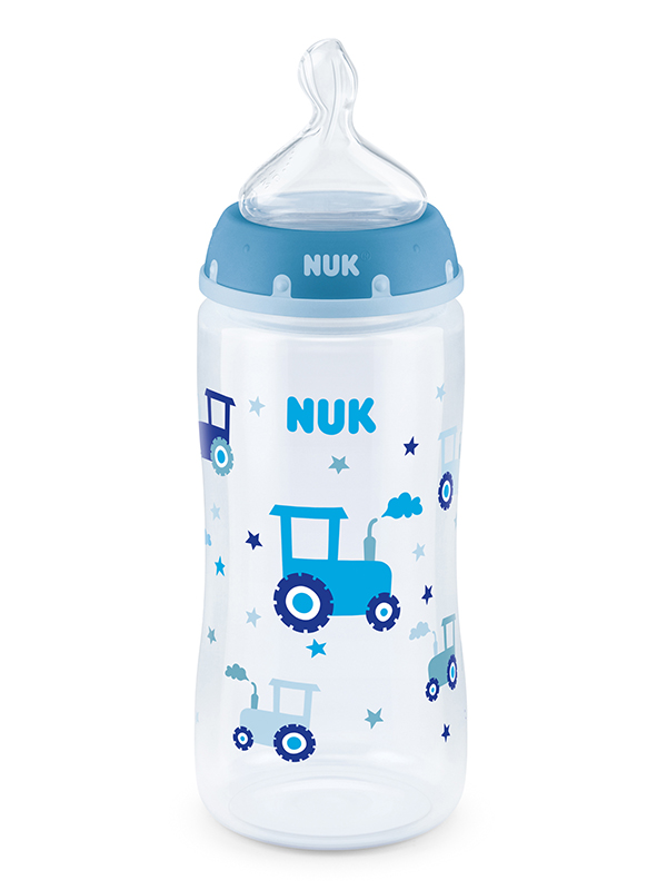 10-Ounce Blue Dog Woodlands Medium Flow NUK® Bottle with Perfect Fit™ Nipple 