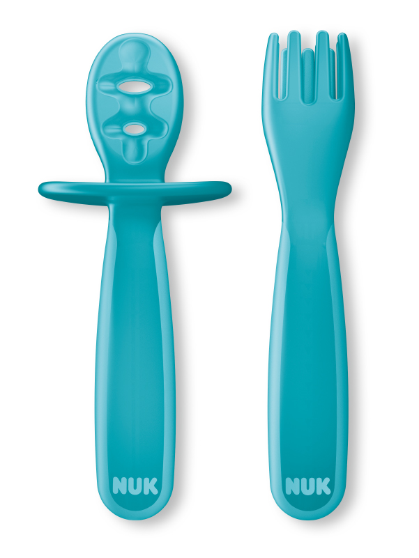 NUK® Pretensil™ Dipper Spoon and Fork Product Image 1 of 3
