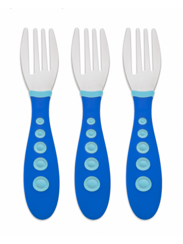 First Essentials™ by NUK® Kiddy Cutlery Forks, 3PK, Stainless Steel Product Image 3 of 3
