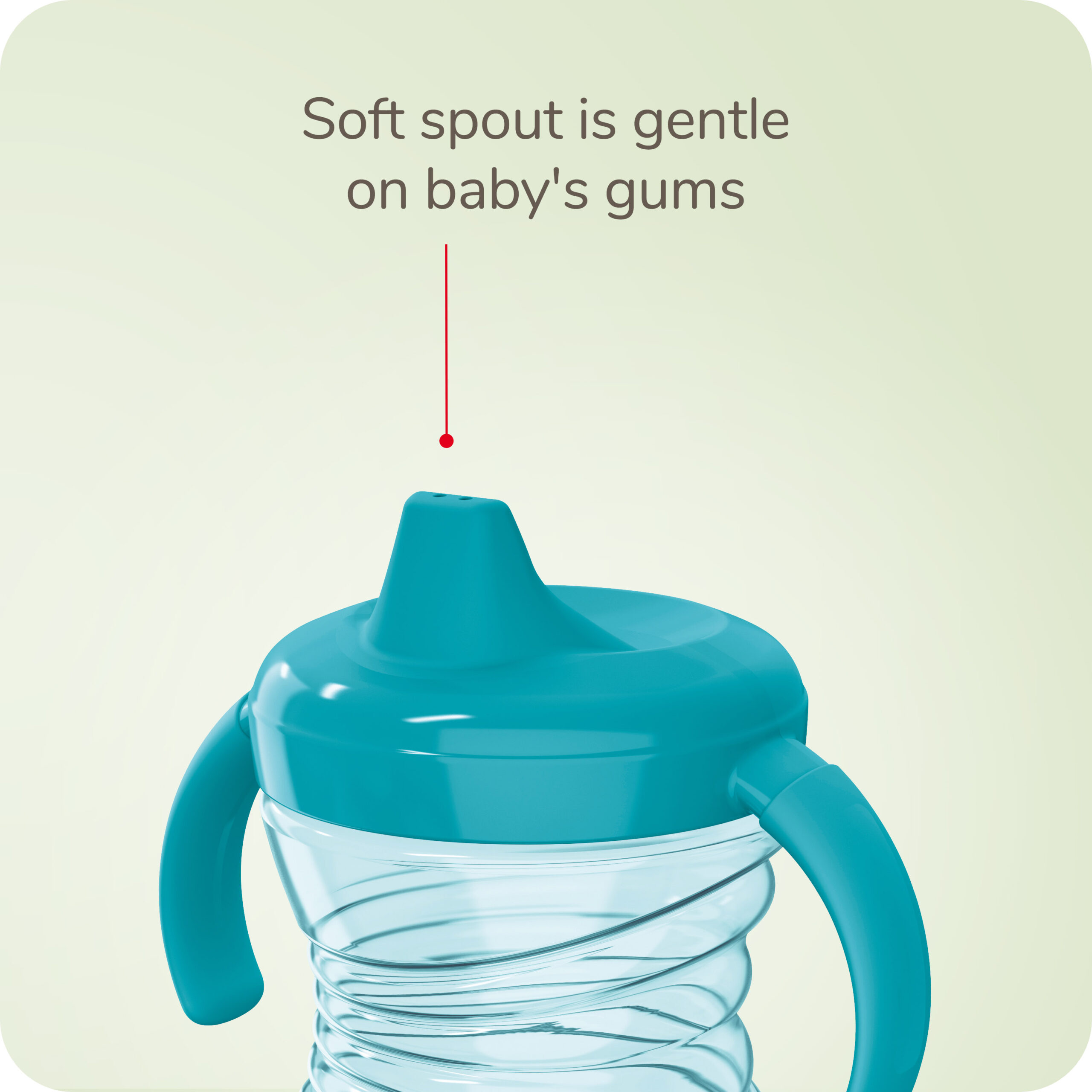 NUK® FUN GRIPS® Soft Spout Trainer Cup 7OZ Product Image 5 of 7