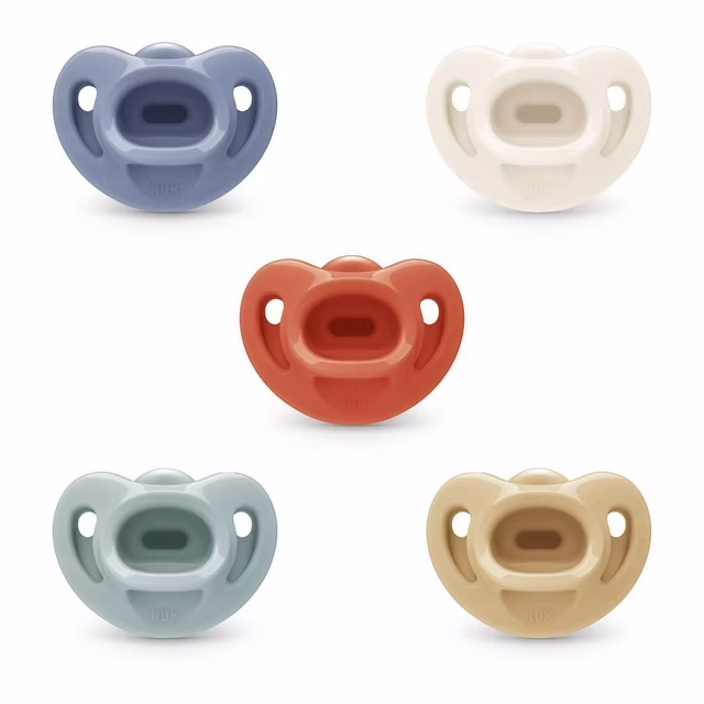 NUK&reg; Comfy Pacifier, S1, 5pk – Neutrals Product Image 1 of 9