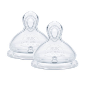 NUK First Choice Nipple, Flow Control, 2pk Product Image 1 of 7