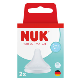 NUK Perfect Match Nipple, Slow Flow, 2pk Product Image 8 of 8