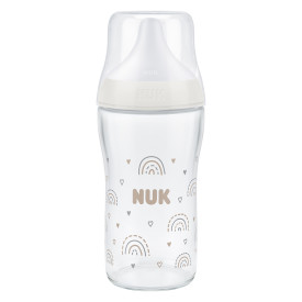 NUK Perfect Match Glass Bottle, 7.7oz, 1pk – Rainbow Product Image 1 of 6