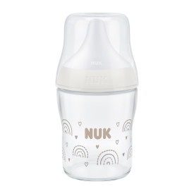 NUK Perfect Match Glass Bottle, 4oz, 1pk – Rainbow Product Image 1 of 6
