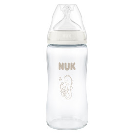 NUK First Choice Glass Bottle, 8oz, 1pk – Seahorse Product Image 1 of 6
